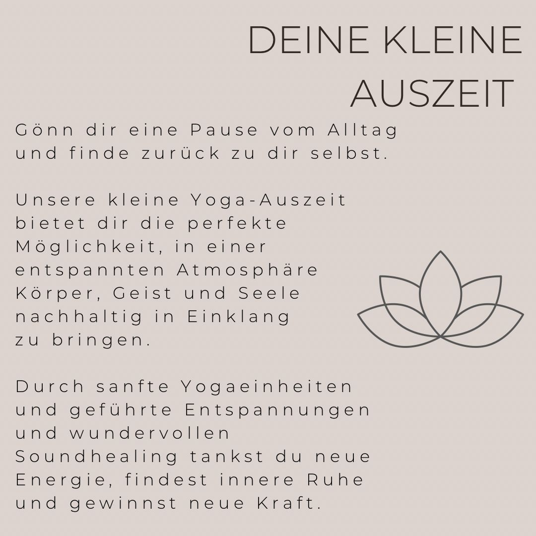 Werbekachel 'Kleine Auszeit'
